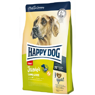HAPPY DOG JUNIOR GIANT AGNEAU & RIZ 15 Kg