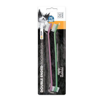 Brosses à Dents Doubles pour Chien Hygiène Dentaire Facile