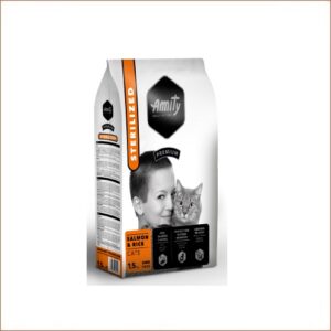 AMITY Premium Stérilisé Saumon & Riz 1.5 kg