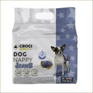 Croci Couche pour Chien en Jean Taille S