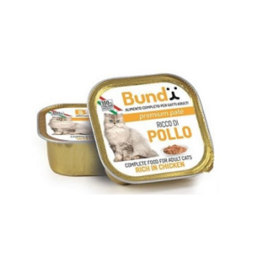 BUNDI Paté au Poulet pour Chat adulte