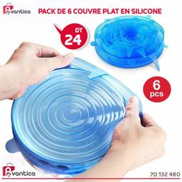 couvre plat en silicone