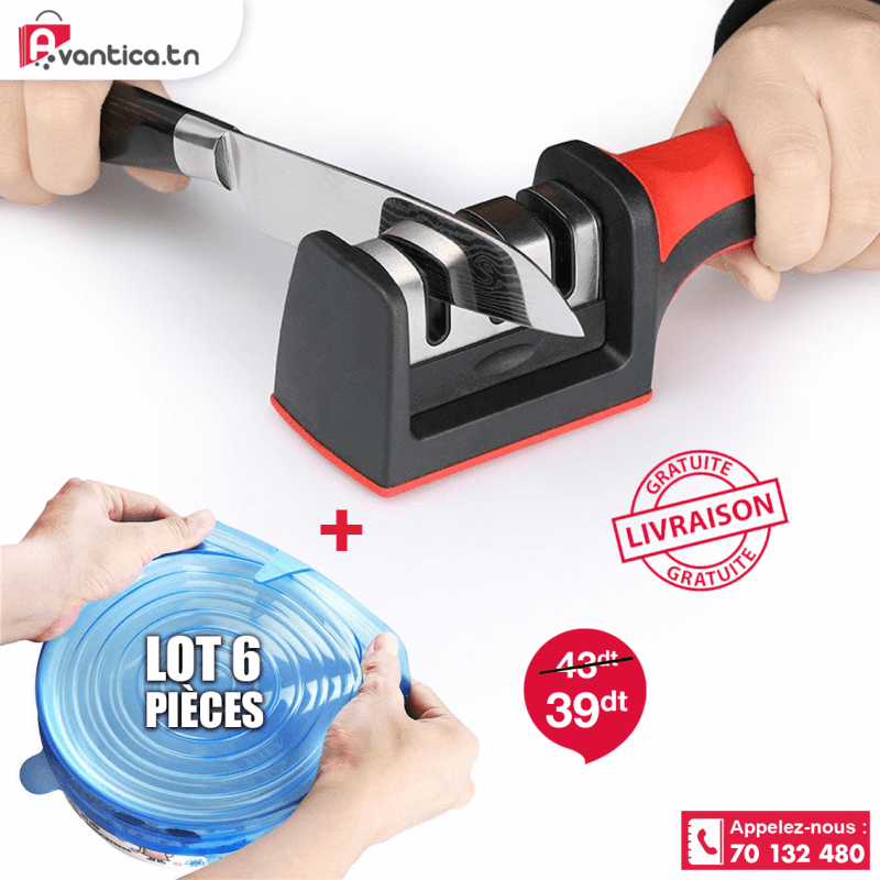couvre plat Aiguiseur de couteaux