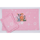 DRAP+COUSSIN BEBE ANIMEAU