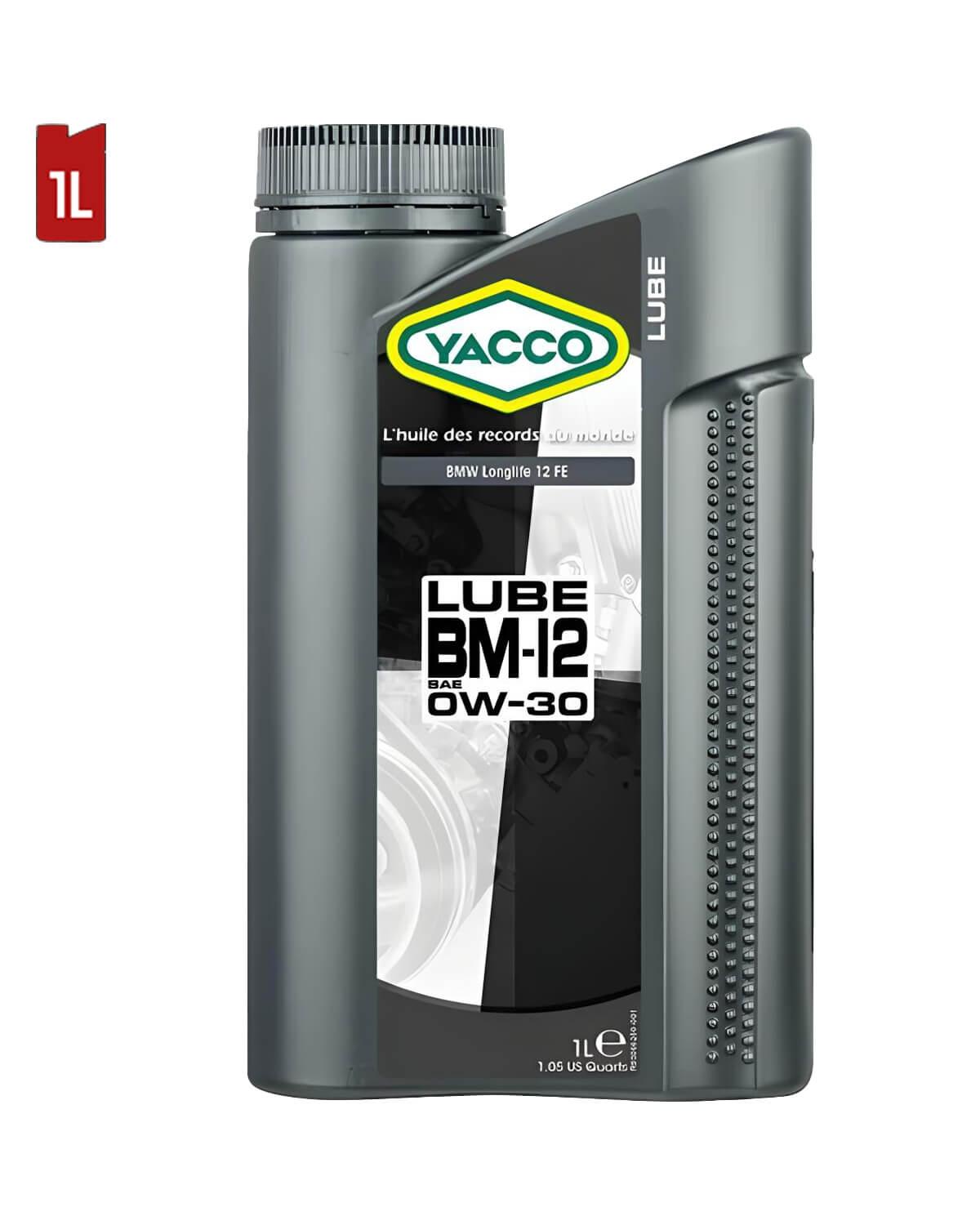 Moteur YACCO LUBE BM-12 0W30 Bidon 1L