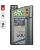Moteur YACCO VX 600 5W40 Bidon 2L