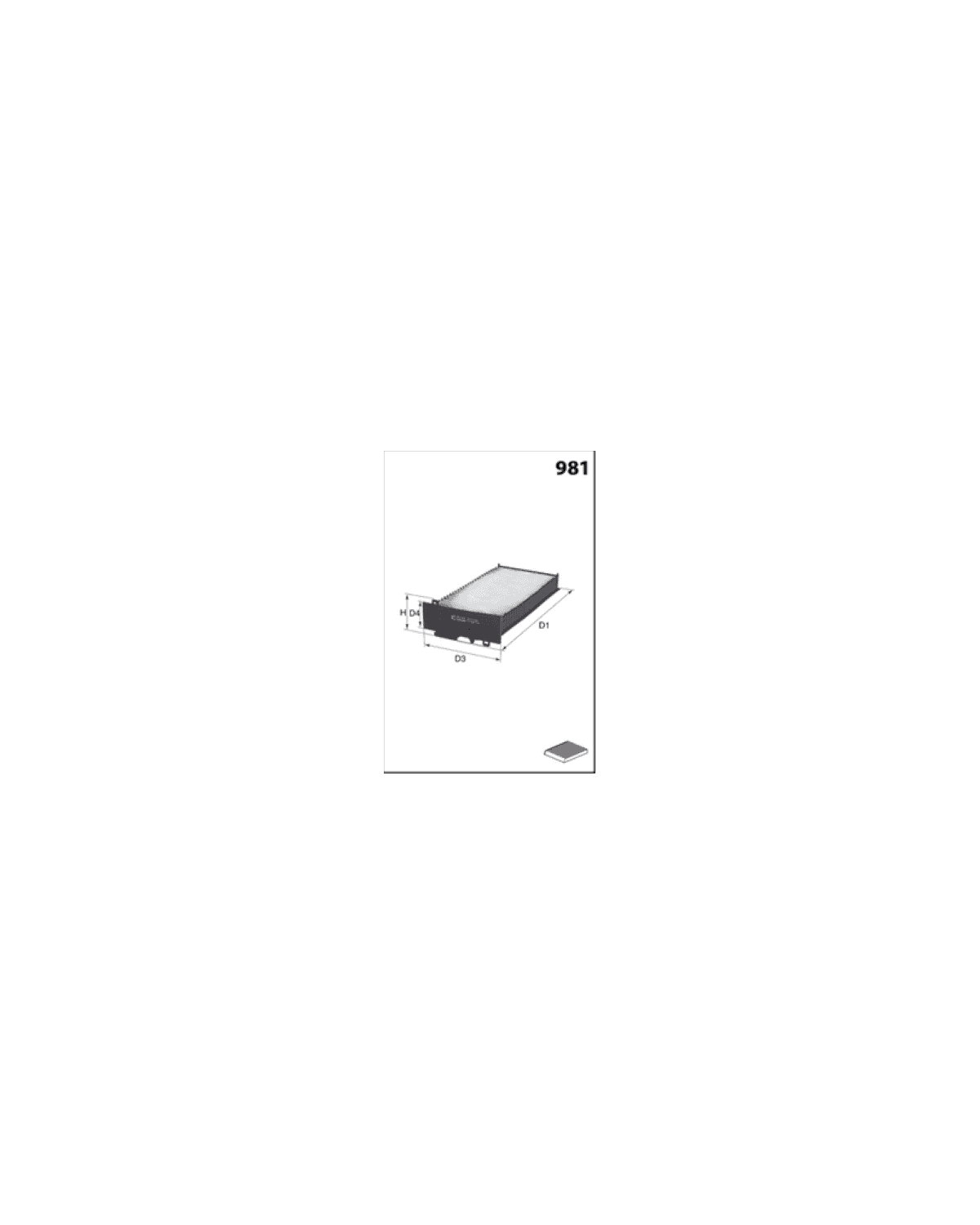 Habitacle Filtre HB170CA MISFAT