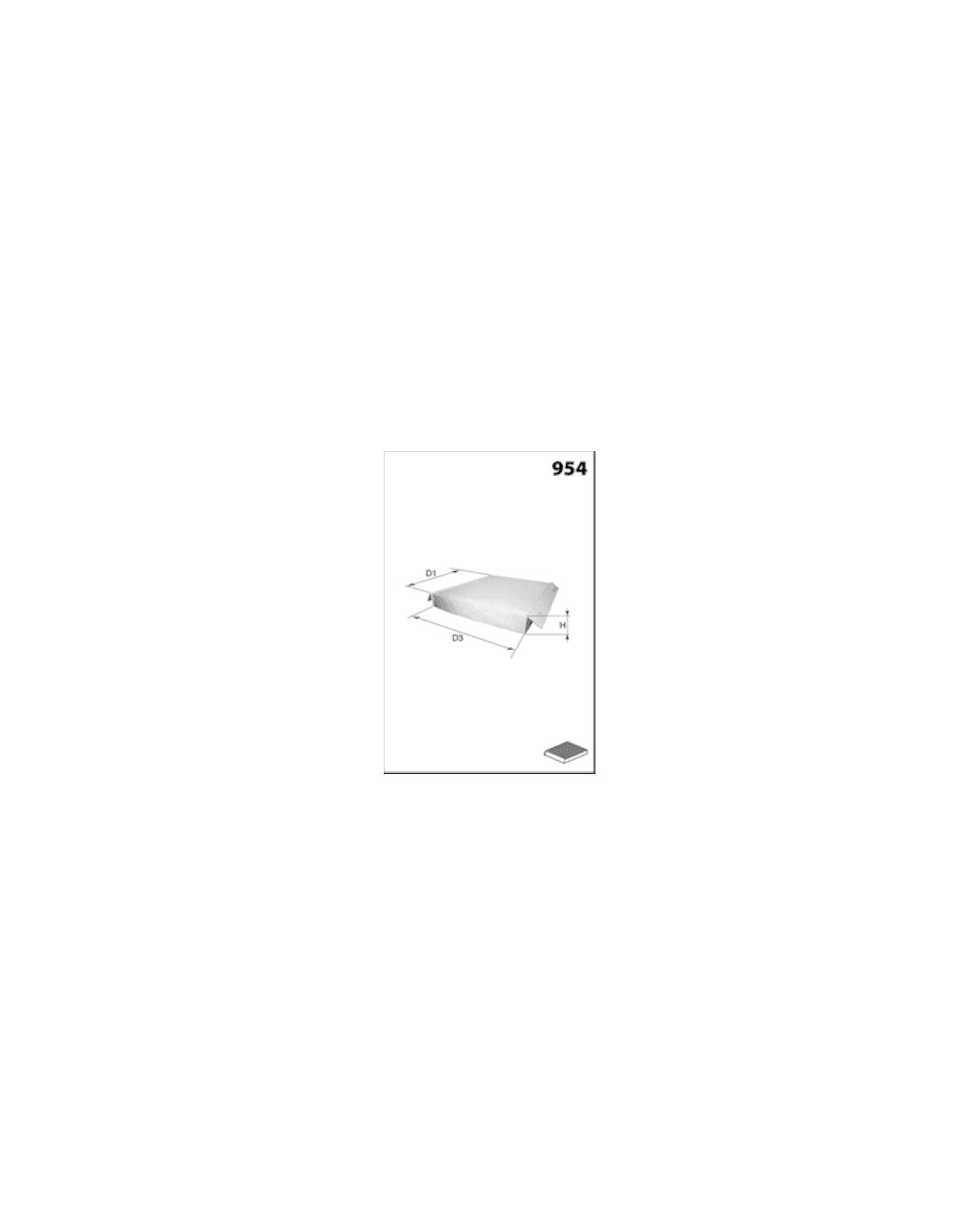 Habitacle Filtre HB233CA MISFAT