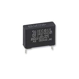 Condensateur 1uF 275V 2% 25x22x12mm MPET X2 ECQ-U2A105MLA