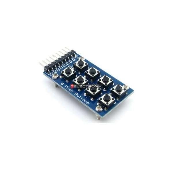 Waveshare 8 Push Buttons