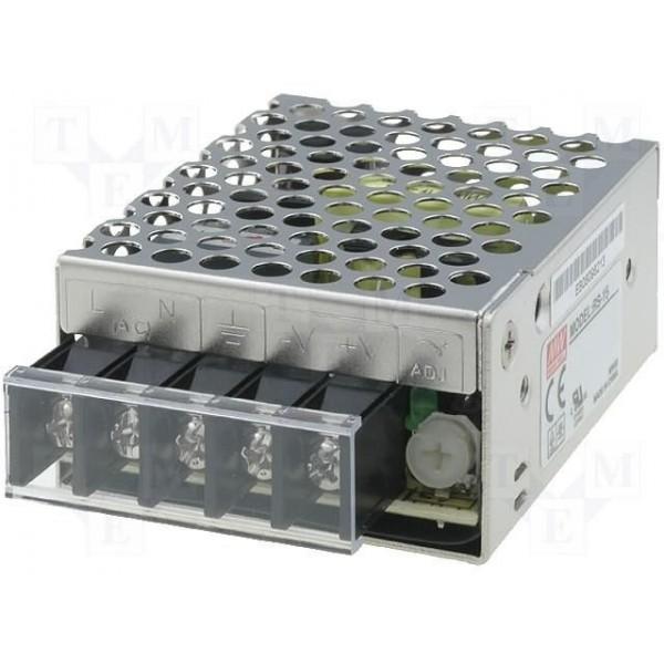 Alimentation 24V 0.625A, Montage Chassis, MEANWELL RS-15-24
