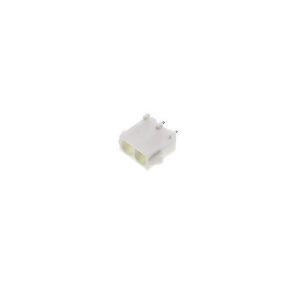 Bornier Enfichable Male 2P X 6.35mm Droit , 350786-1