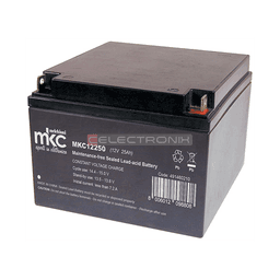 Plomb Batterie 12V 25Ah MKC12250