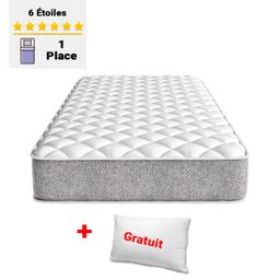 Matelas à Ressorts 6 Étoiles 1 Place