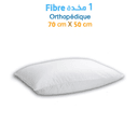 Oreiller Orthopédique Fibre Top Qualité Lavable