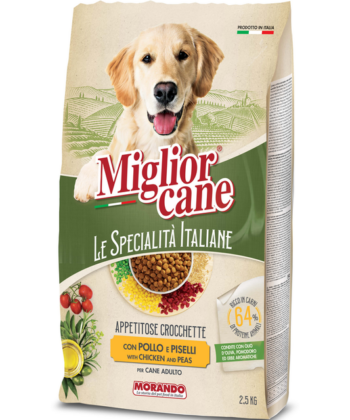 MIGLIOR CANE Le Specialita Italiane Chiken&Peas 2,5kg