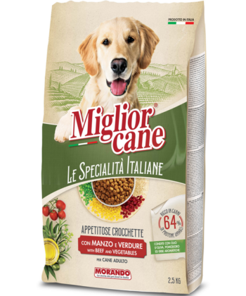 MIGLIOR CANE Le Specialita Italiane Beef & Vegetables 2,5 kg