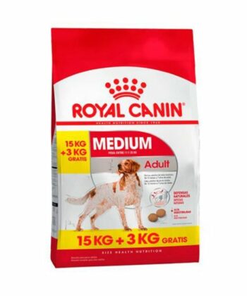 ROYAL CANIN CHIEN ADULT MEDIUM 15Kg+3Kg