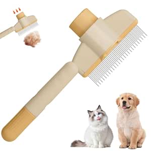 Peigne de toilettage autonettoyante anti-pouses pour animaux