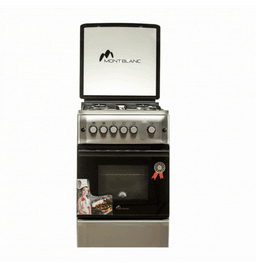 Mont Blanc Cuisiniere a gaz 4 feux rex 60x60 inox