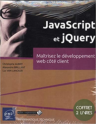 JavaScript jQuery Coffret de 2 livr