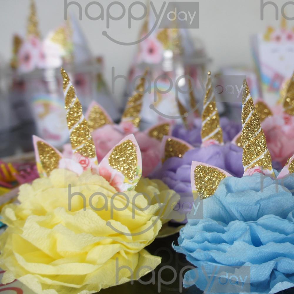 Pompons Licorne