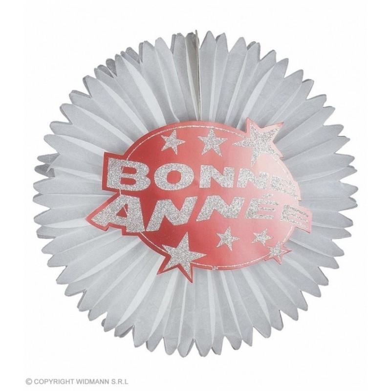 ROSACE BONNE ANNEE GLITTER