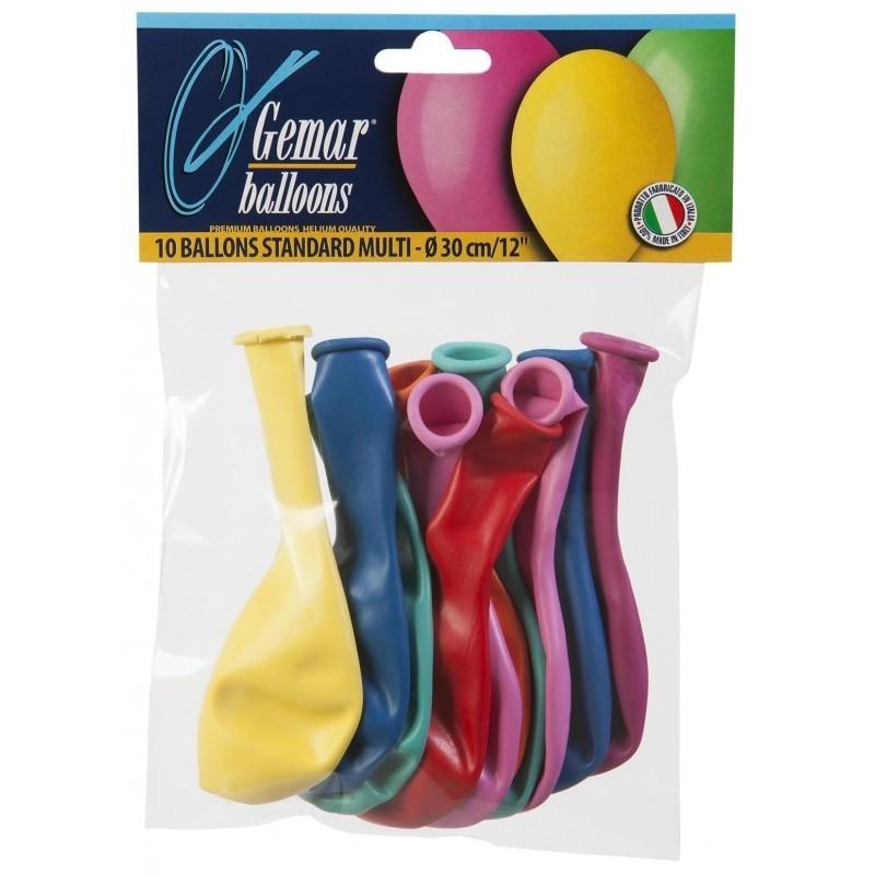 BALLONS MULTICOULEURS