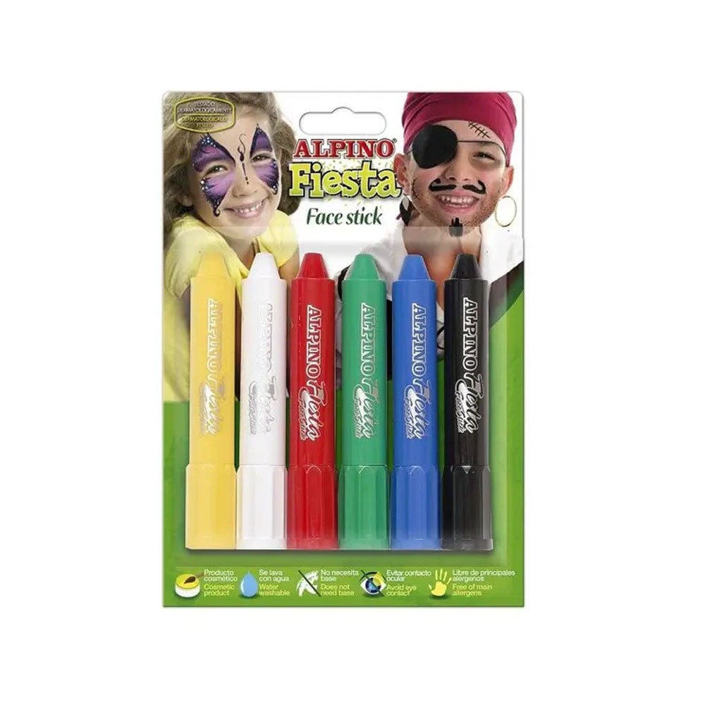 Stick visage Alpino. Couleurs de base