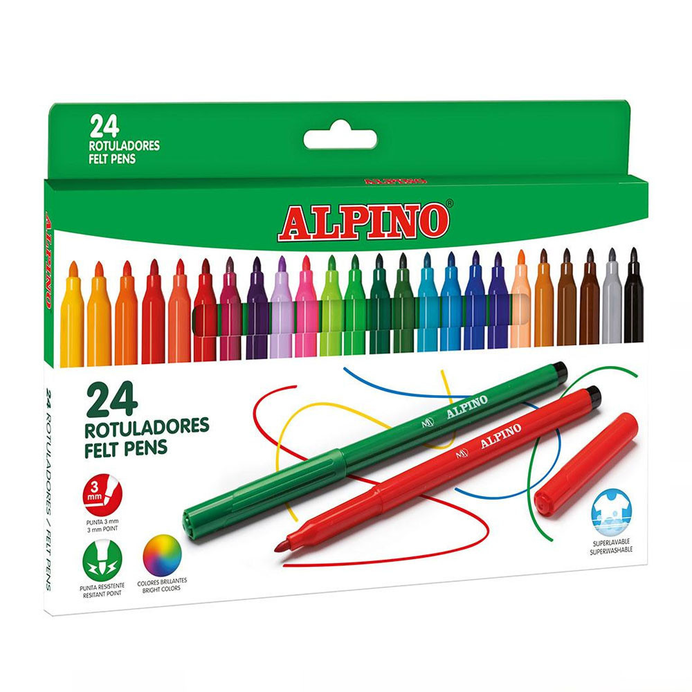 Boîte de 24 feutres de couleur