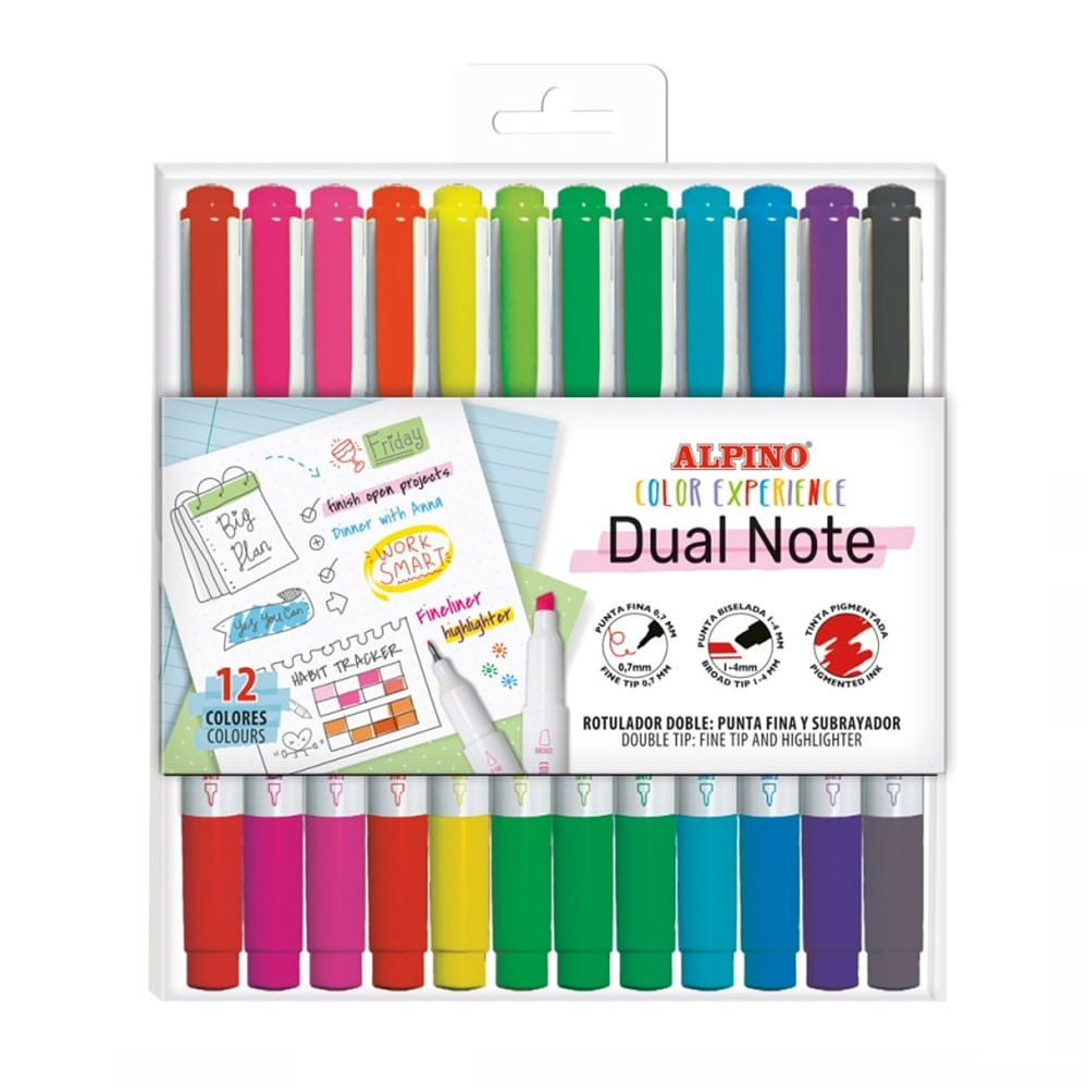 marqueurs Dual Note Alpino Color Experience