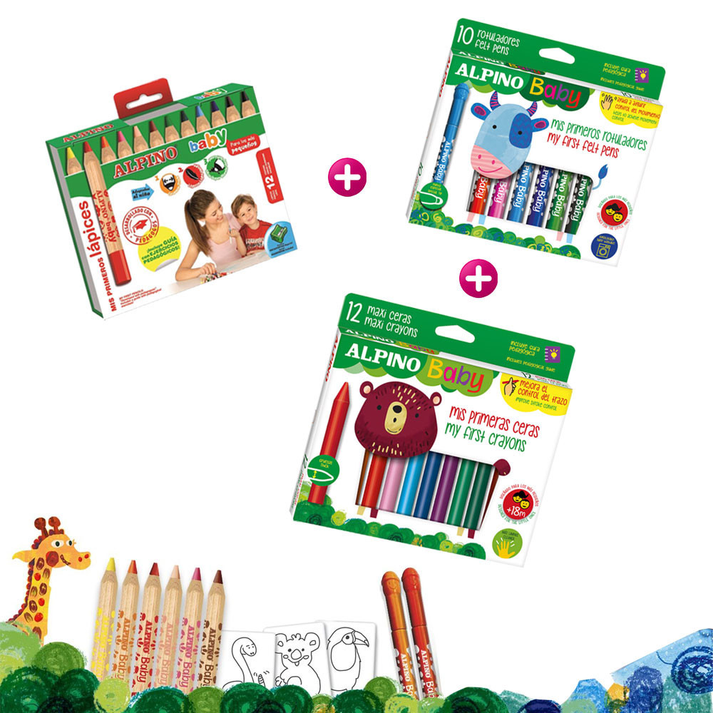 Alpino Baby Coloring Set