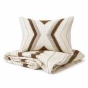 jeté Coussin “Chevrons de Terre”