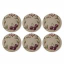plats en Corde Naturelle Motif Cerises