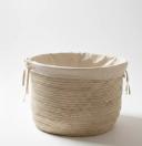 Rond Panier Tressé en Fibres Naturelles