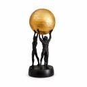 Décorative Atlas Hommes Portant le Globe Doré