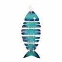 Murale Poisson en Céramique & Turquoise