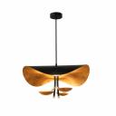 Suspension ÉOLIA en Bois & Métal Design Sculptural Contemporain diam 40