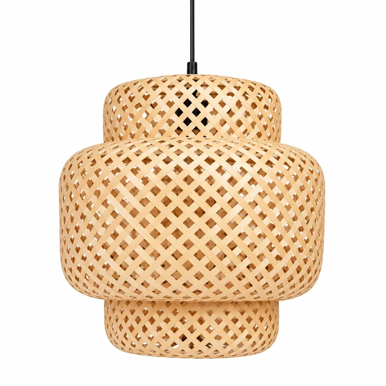 Suspension en bambou tressé -Ø 50 cm