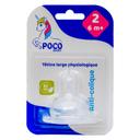 POCO BABY Tetine Large Physiologique 2eme Age