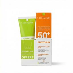 DERMACARE Photosun 1.5 Fluide Matifiant Teintee Peaux Mixtes A Grasses Spf 50+
