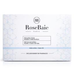 RoseBaie Ampoules Prévention Chute Ricin X Kératine