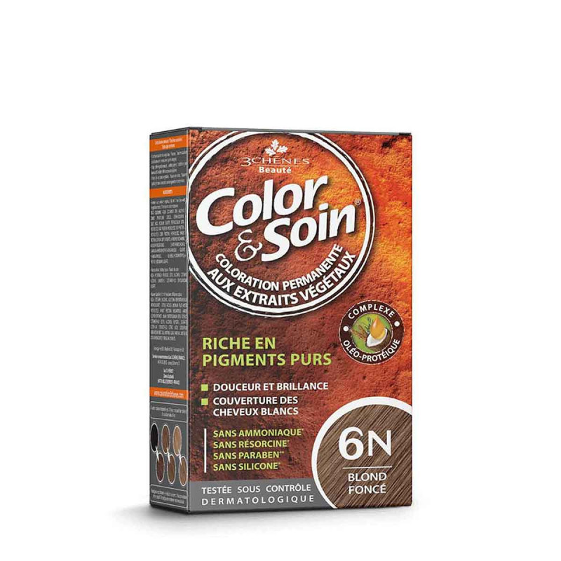 Chênes Color & Soin Coloration Cheveux Blond Foncé 6N