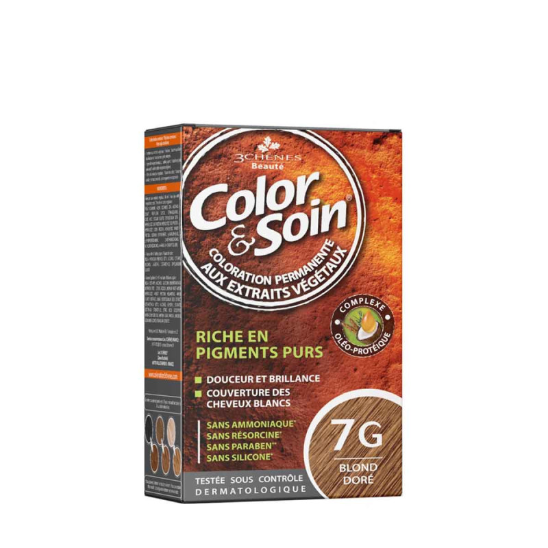 Chênes Color & Soin Coloration Cheveux Blond Doré