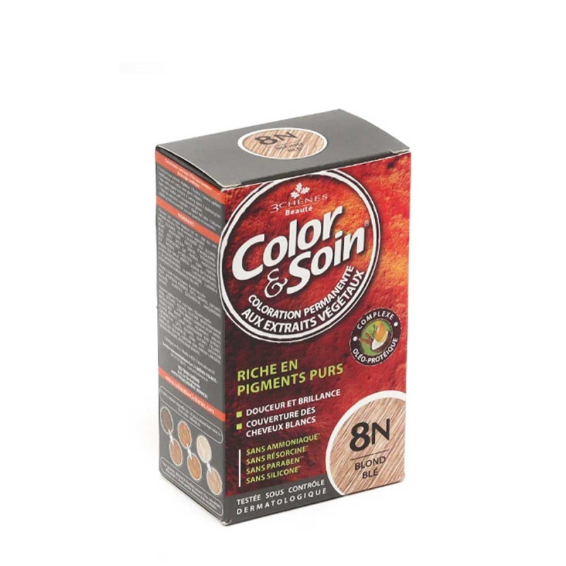 Chênes Color & Soin Coloration Cheveux Blond Blé 8N