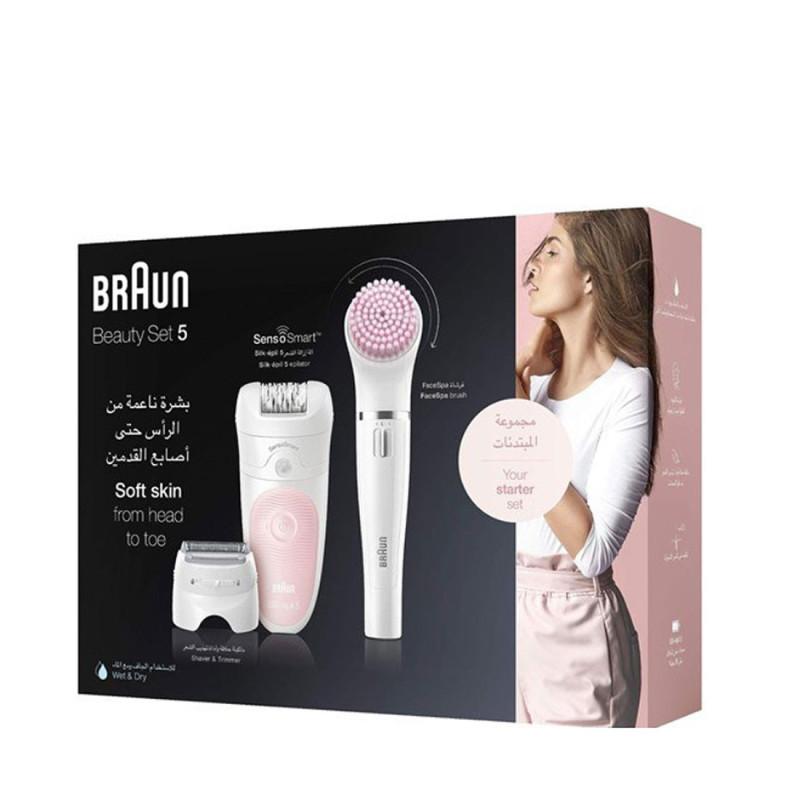 Beauté Braun Silk-Épil 5-875 Wet & Dry + 3 Accessoires Dont Braun FaceSpa