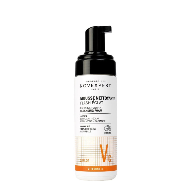 Novexpert Flash Éclat Mousse Nettoyante