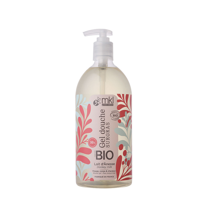 MKL Gel Douche Surgras BIO Lait D'ânesse 1L