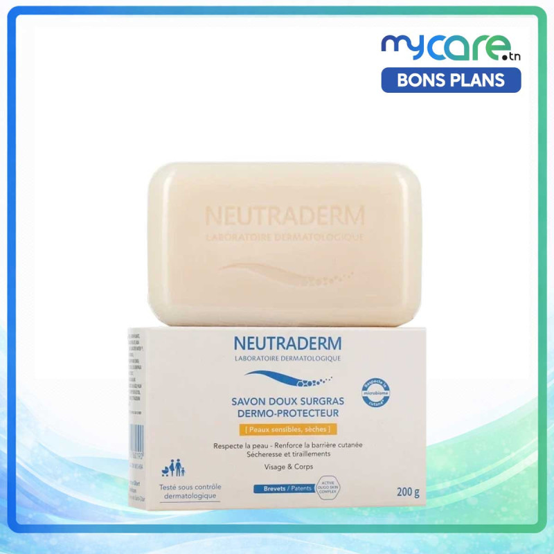 Neutraderm Savon Doux Surgras Dermo-Protecteur 200gr