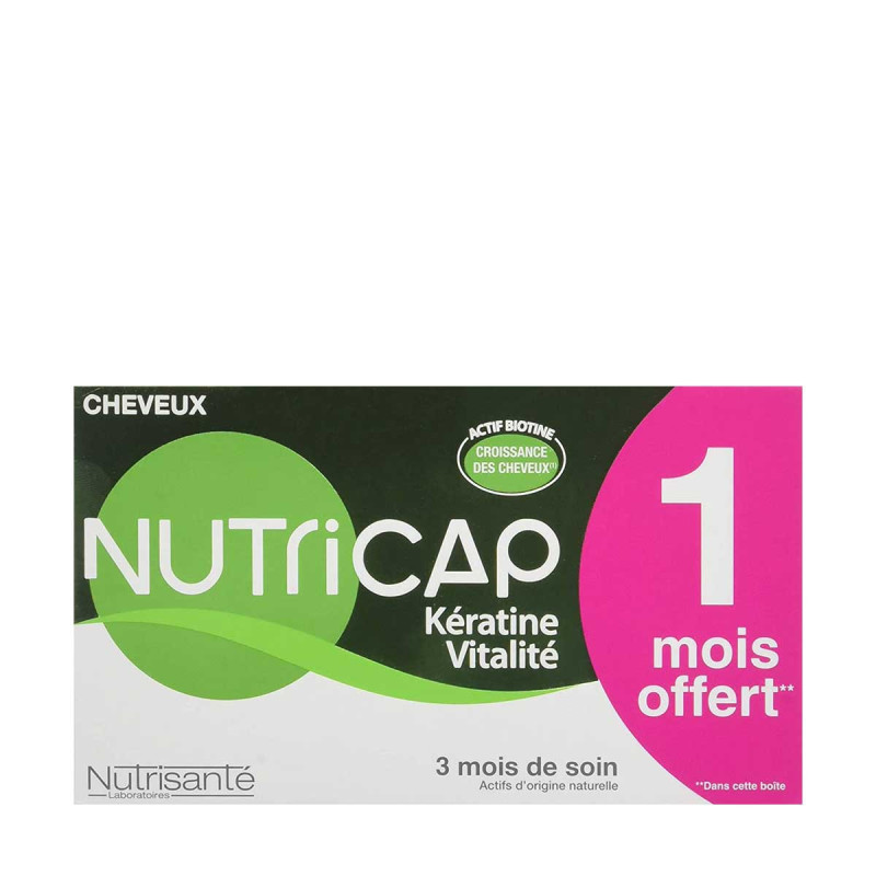 Complément Alimentaire Kératine Vitalité Nutricap 90 Capsules